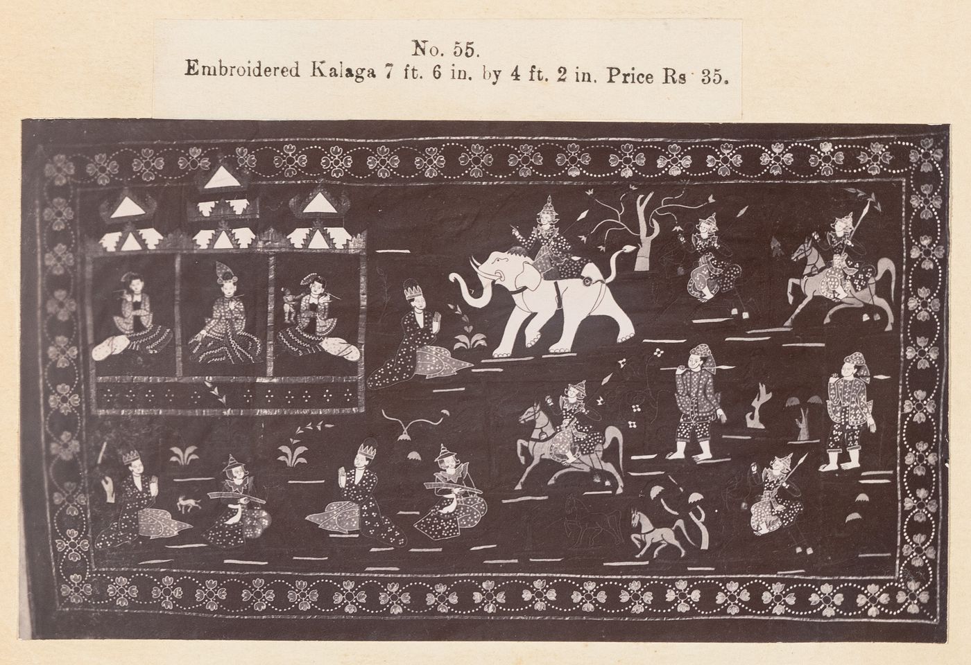 View of a cloth, F. Beato Limited, C Road, Mandalay, Burma (now Myanmar)