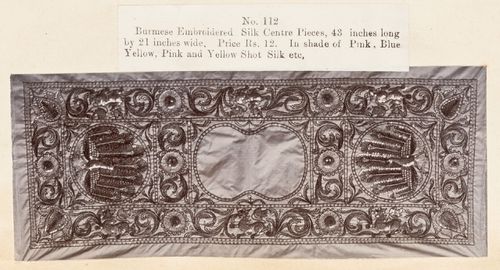 View of a cloth, F. Beato Limited, C Road, Mandalay, Burma (now Myanmar)