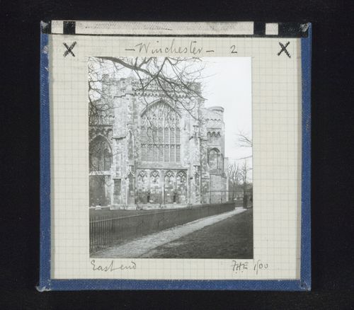 Exterior view of east end of Winchester Cathedral, Winchester, Hampshire, England