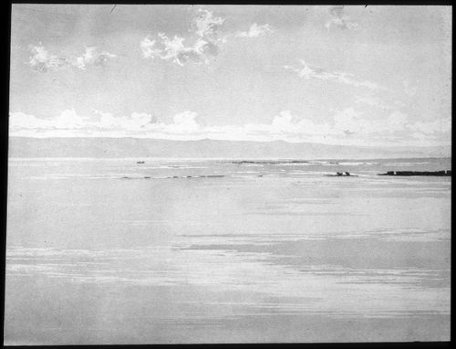 View of an archeological site near the Dead Sea, Israel