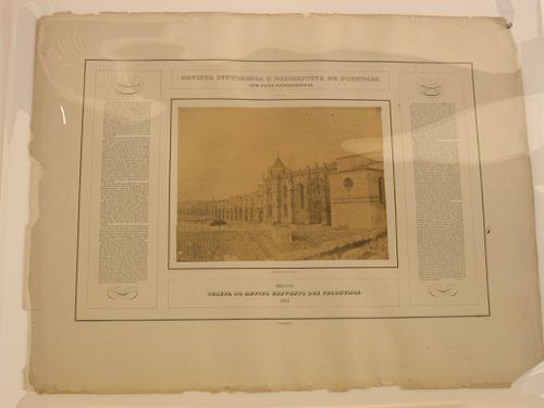 Plate from portfolio ''Revista Pittoresca e Descriptiva de Portugal com Vistas Photographicas''