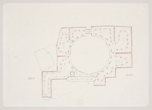 Nordrhein-Westfalen Museum, Dusseldorf, Germany: circulation plan