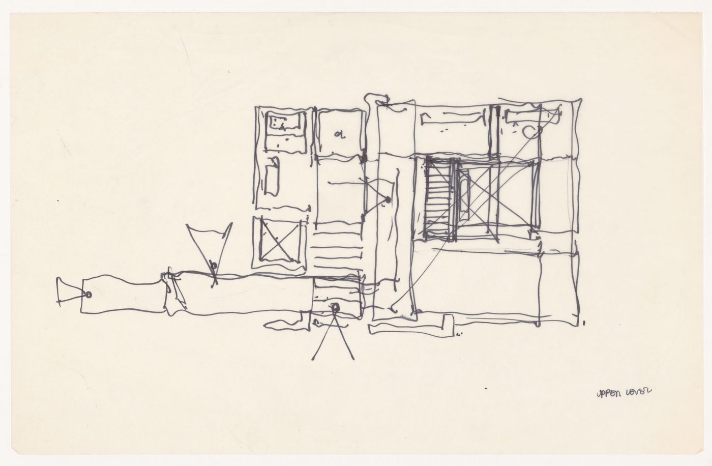 Sketch plan for House VI, Cornwall, Connecticut