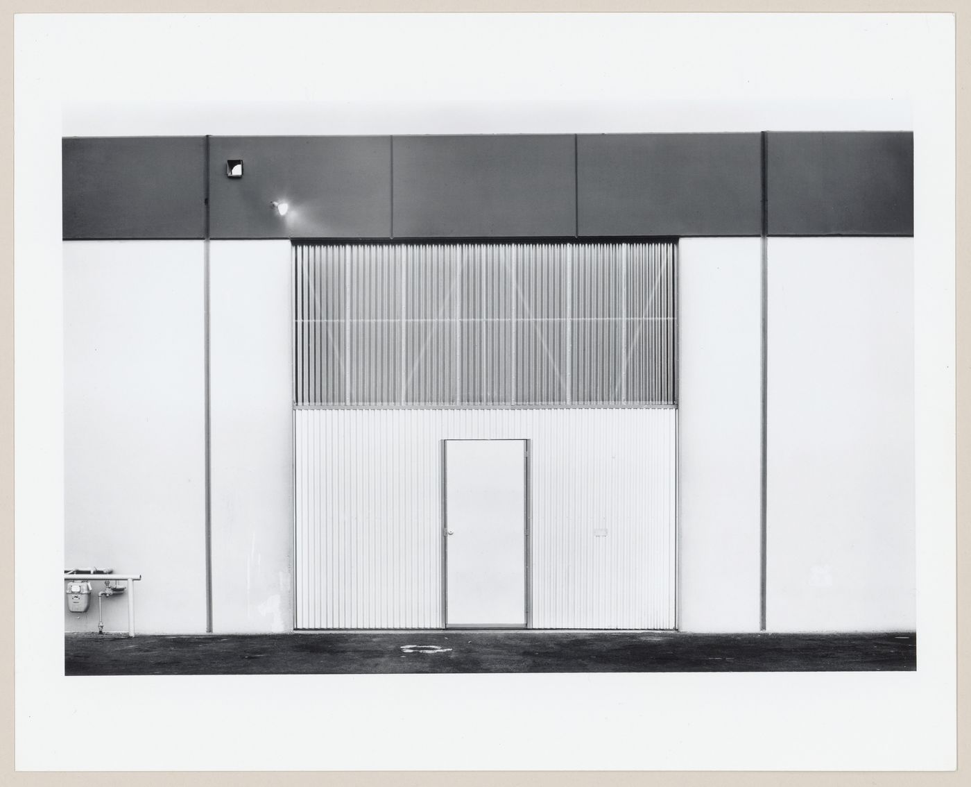 View of the south wall of H and K Industries, 1611 South Boyd Street, Santa Ana, California, United States, from the series “The new Industrial Parks near Irvine, California”