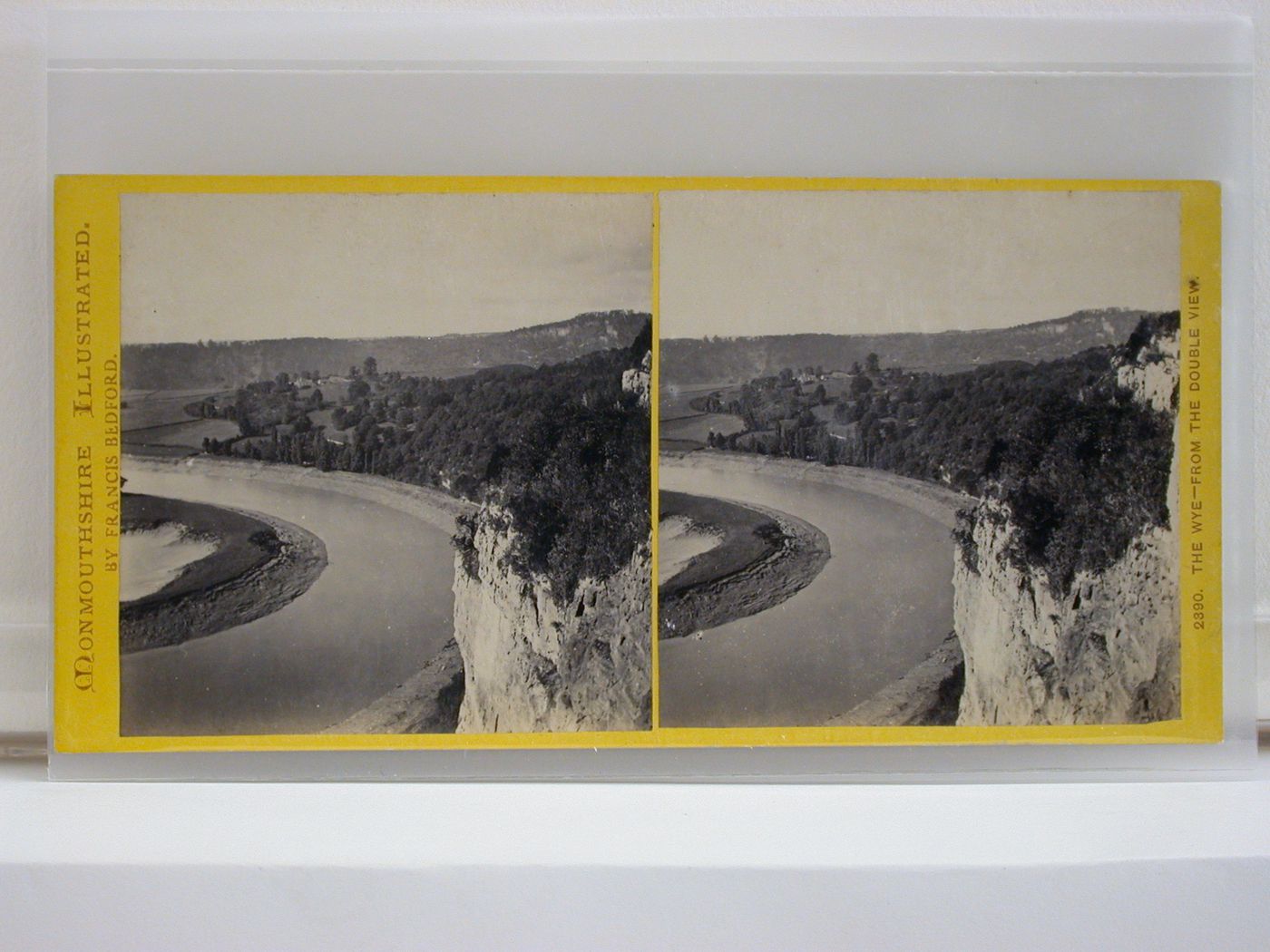 Monmouthshire Illustrated. The Wye - from the Double view
