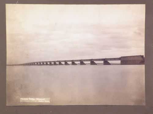 View of Victoria Bridge, Montreal, Quebec, Canada