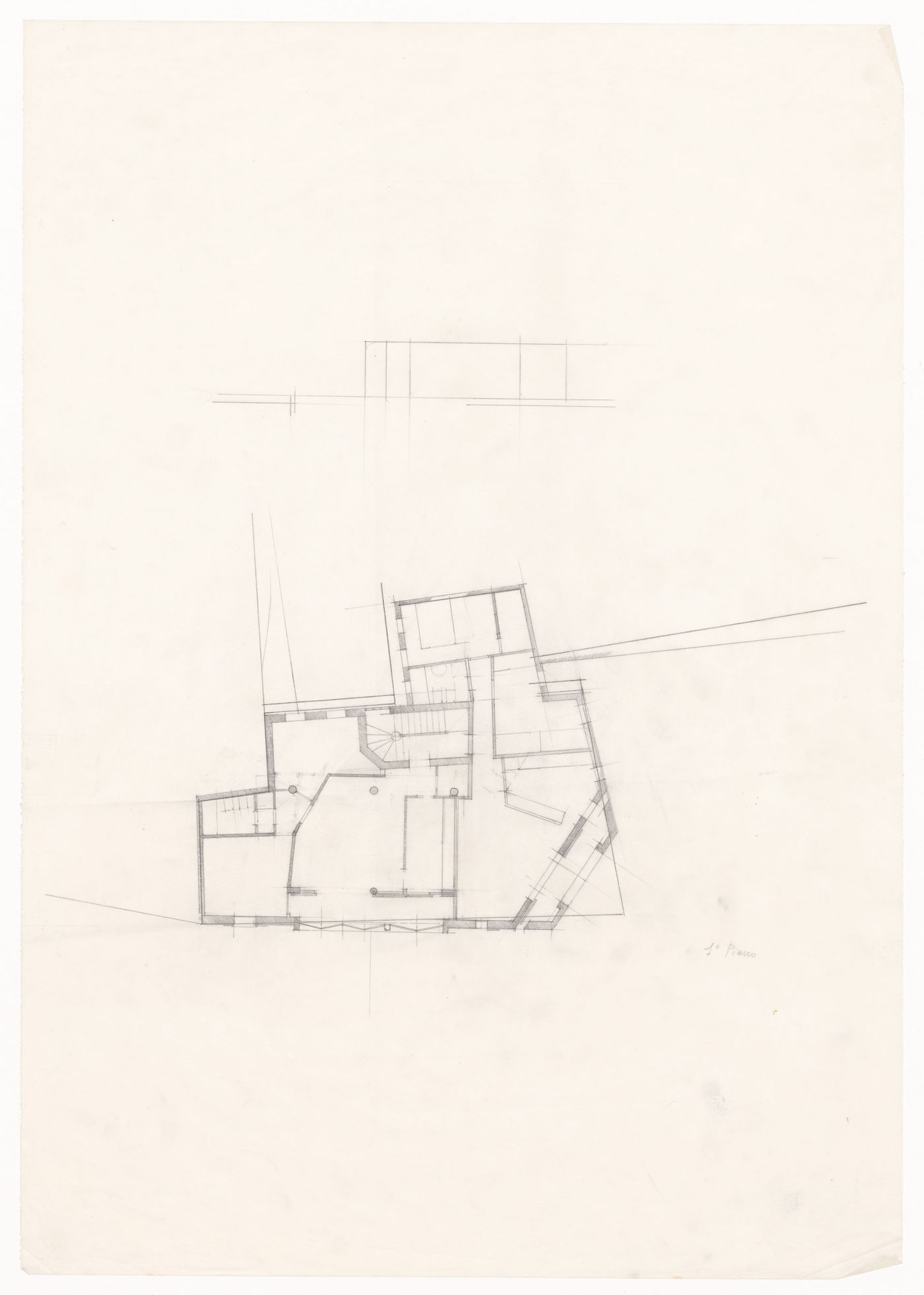 Floor plan for Casa sul Lungomare, Otranto, Italy