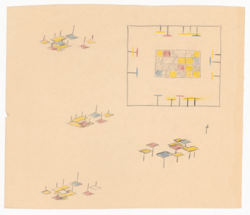 Sketch for Una nueva bóveda cáscara, Córdoba, Argentina