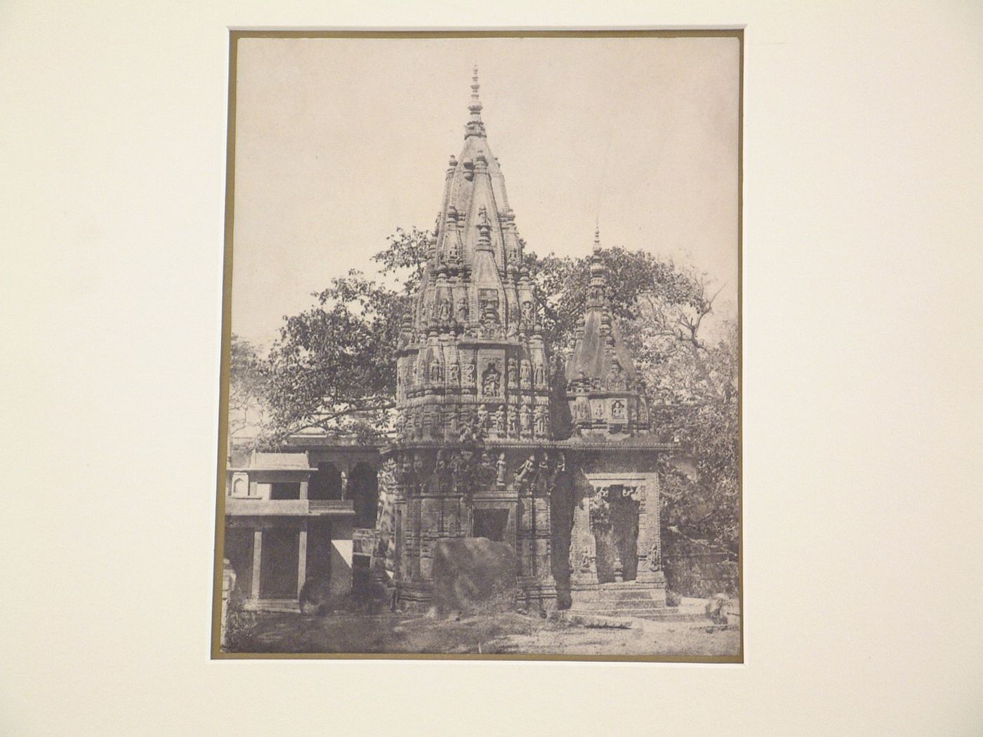 View of a Hindu temple, Mirzapur, India