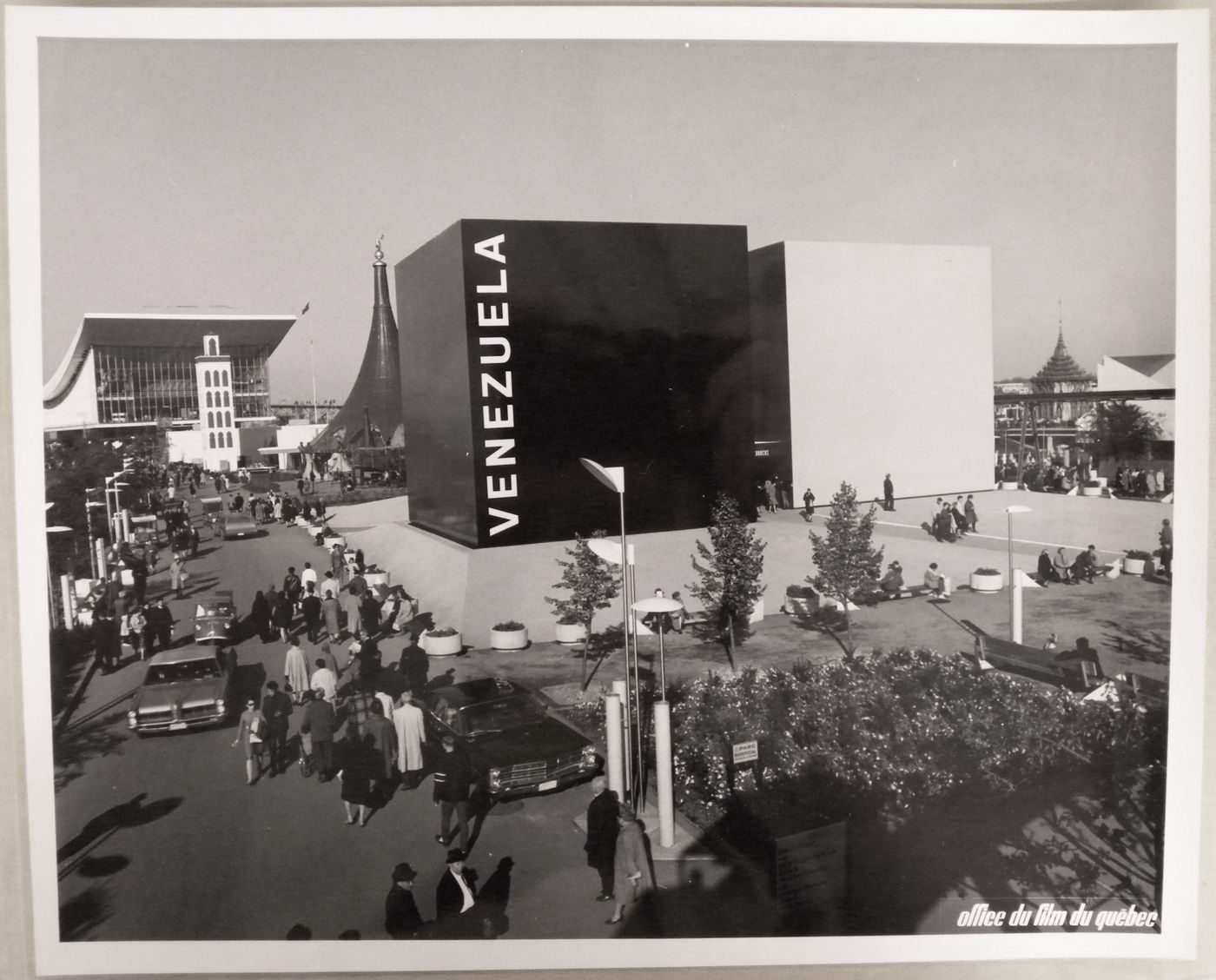 View of the Venezuelan Pavilion, Expo 67, Montréal, Québec