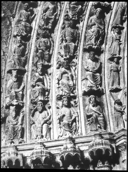 Plate from portfolio ''Details of Chartres Cathedral''