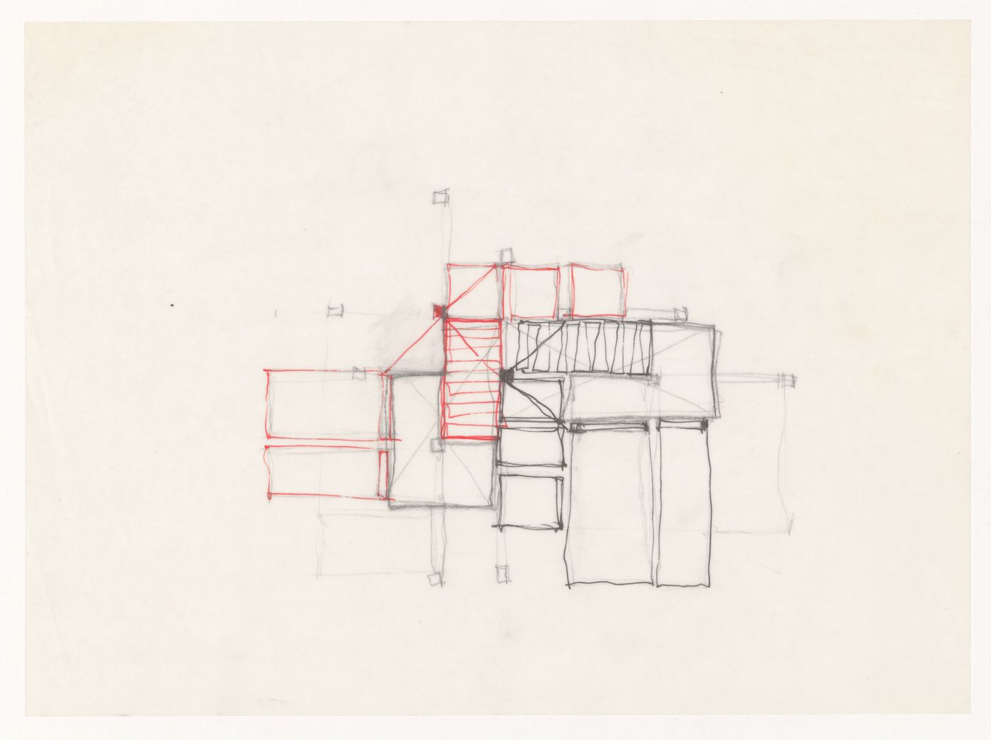 Sketch for House VI, Cornwall, Connecticut