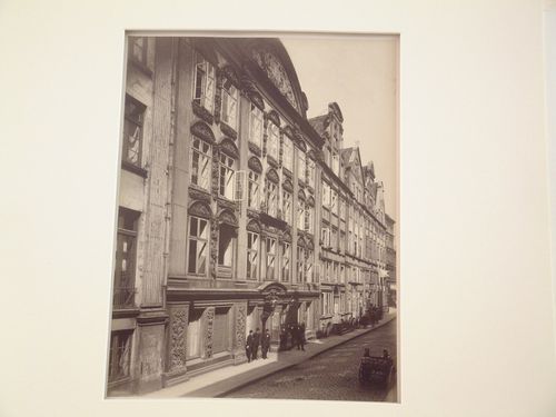 Façade of No. 6 Never Wandrahm, Hamburg, Germany