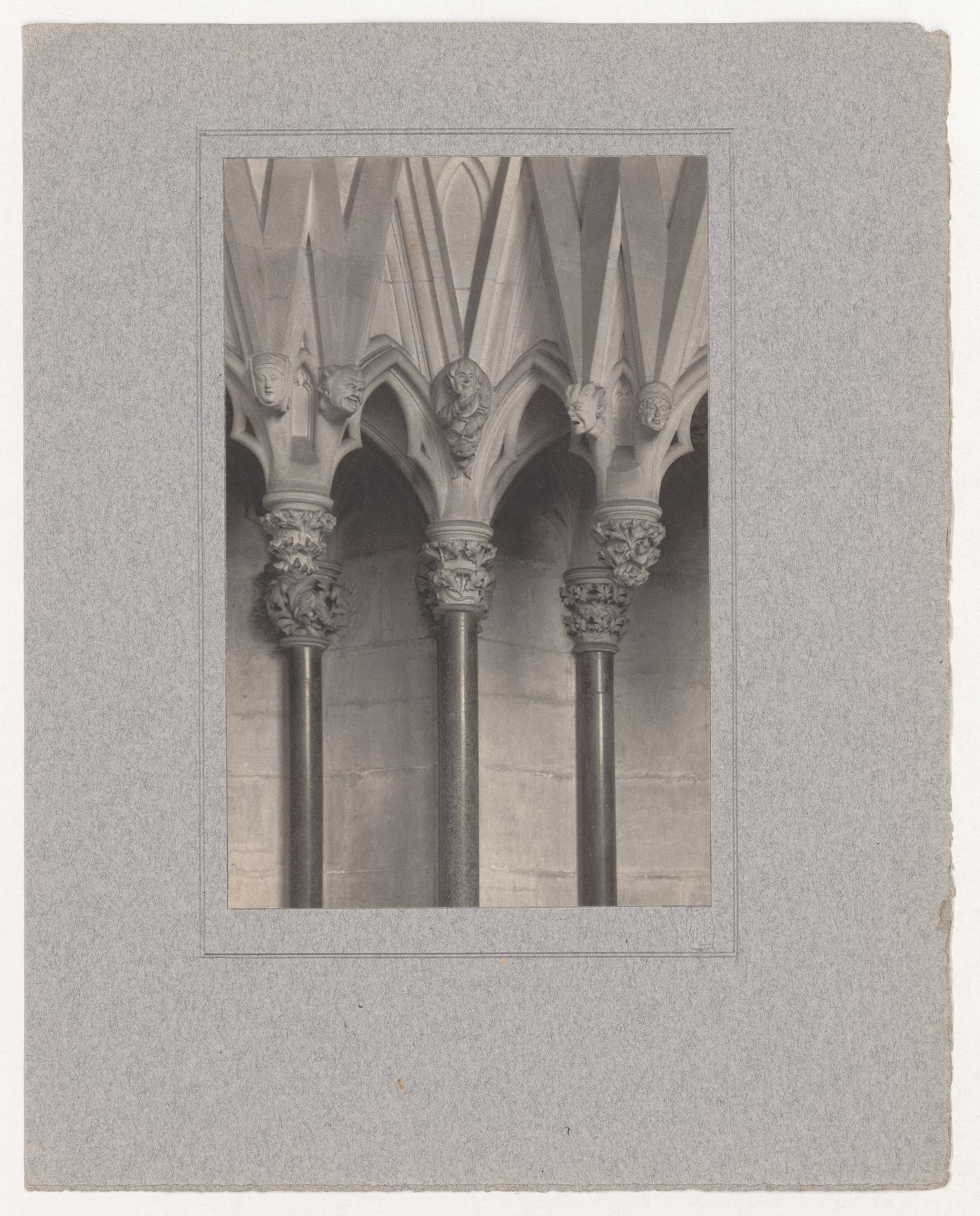 Plate from portfolio ''York Minster Chapter House''