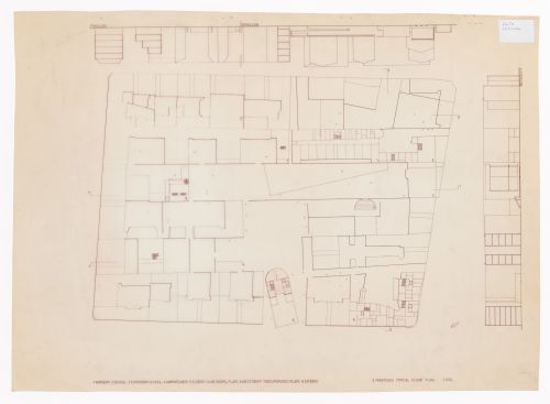 Plan and sections for Block 121, Schlesisches Tor, Berlin