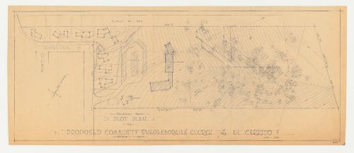 Swedenborg Memorial Chapel, El Cerrito, California: Block planting plan