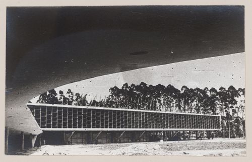 View of States Pavilion, under construction, São Paulo, Brazil
