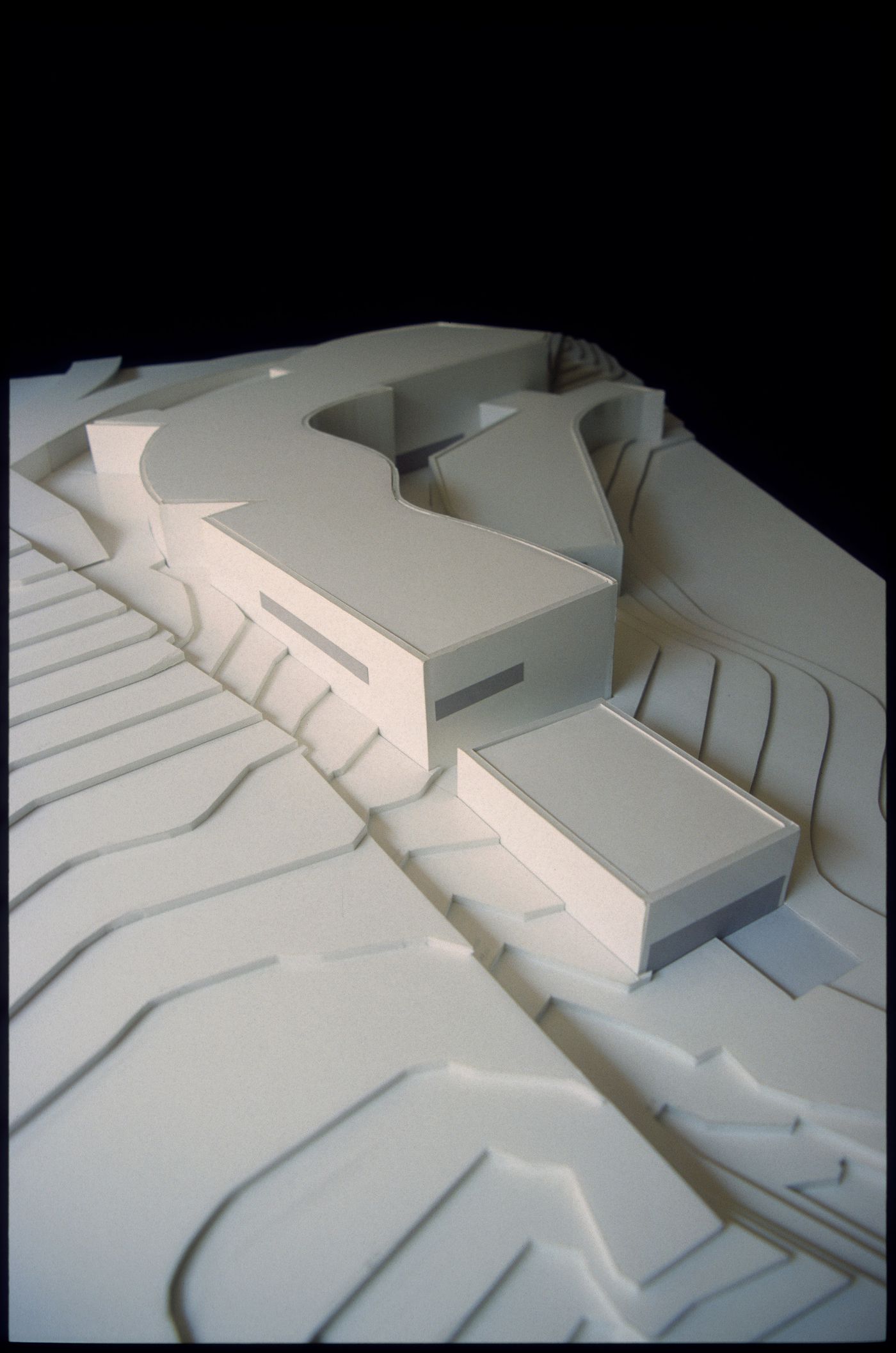 View of model for Fundaçao Miguel Cargaleiro II,  Quinta da Soledade, Seixal, Portugal