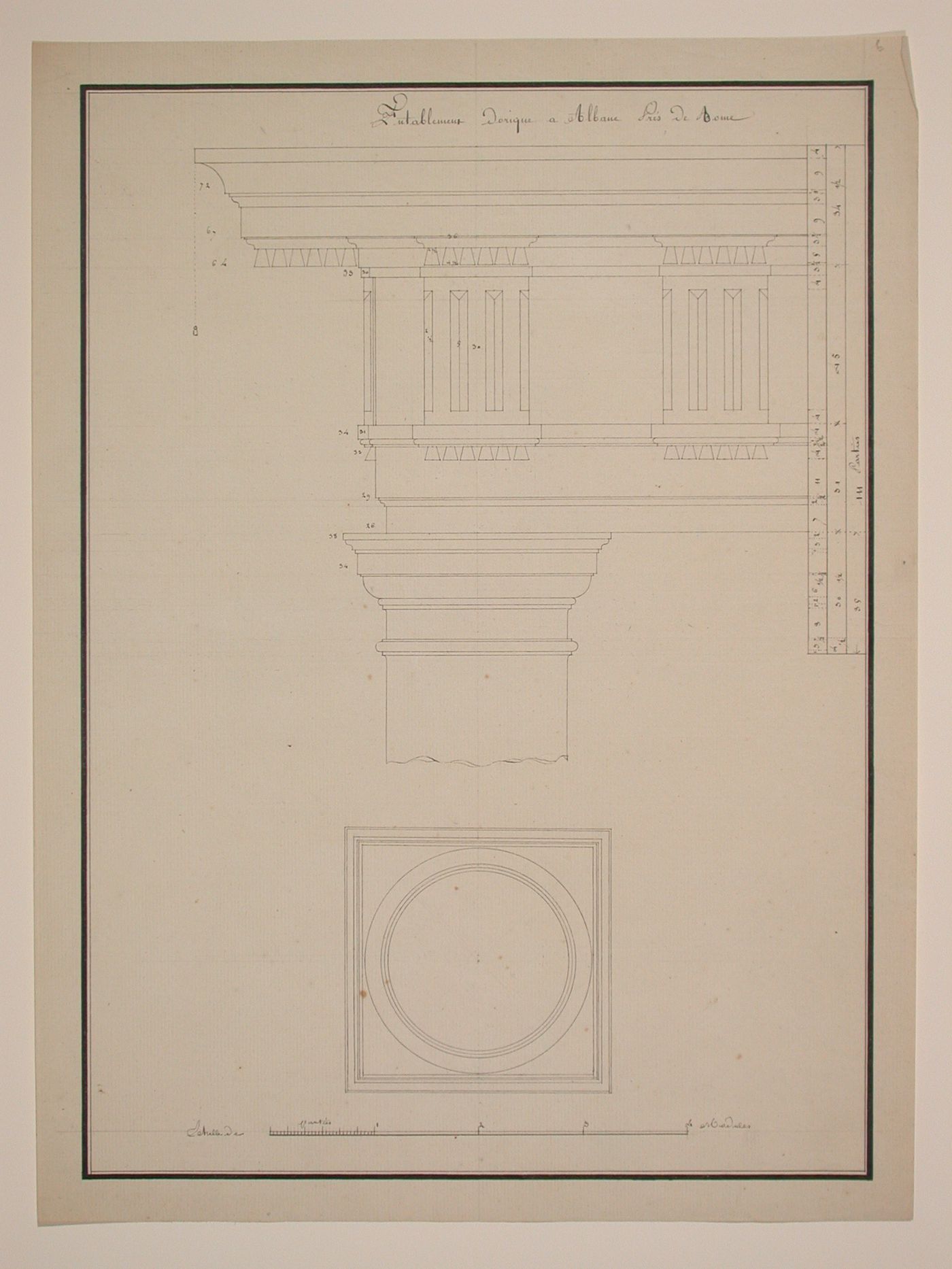 Études en Italie - sheet no. 6