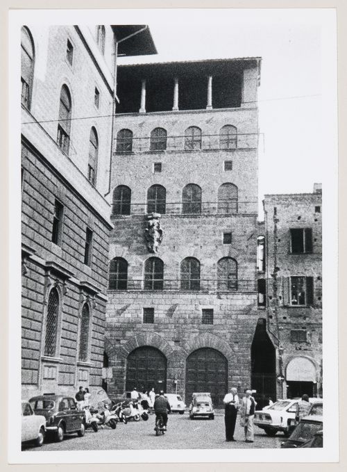 Partial view of Palazzo Davanzati, Florence, Italy