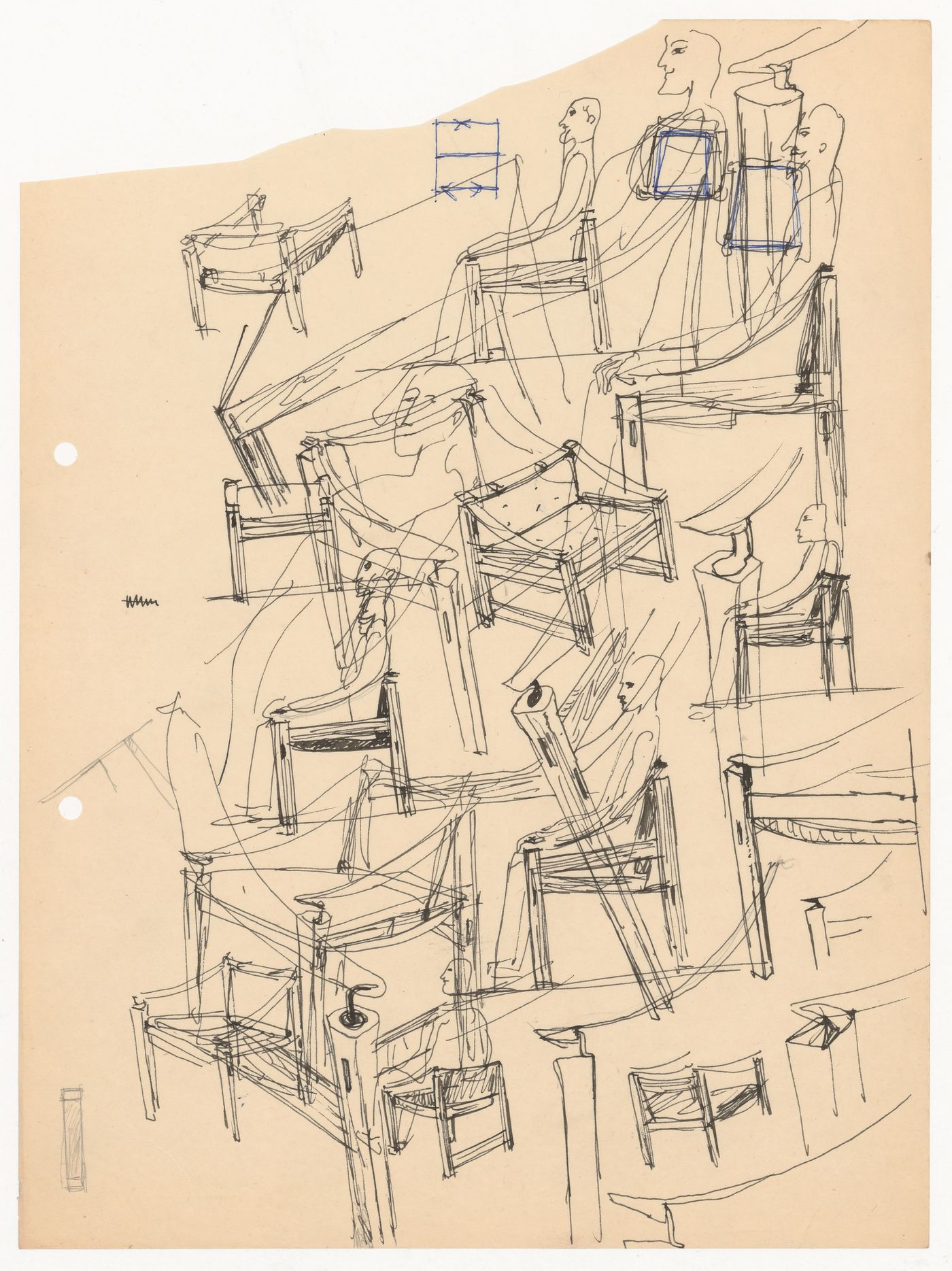 Sketch for Casa de chá, Restaurante da Boa Nova, Leça da Palmeira