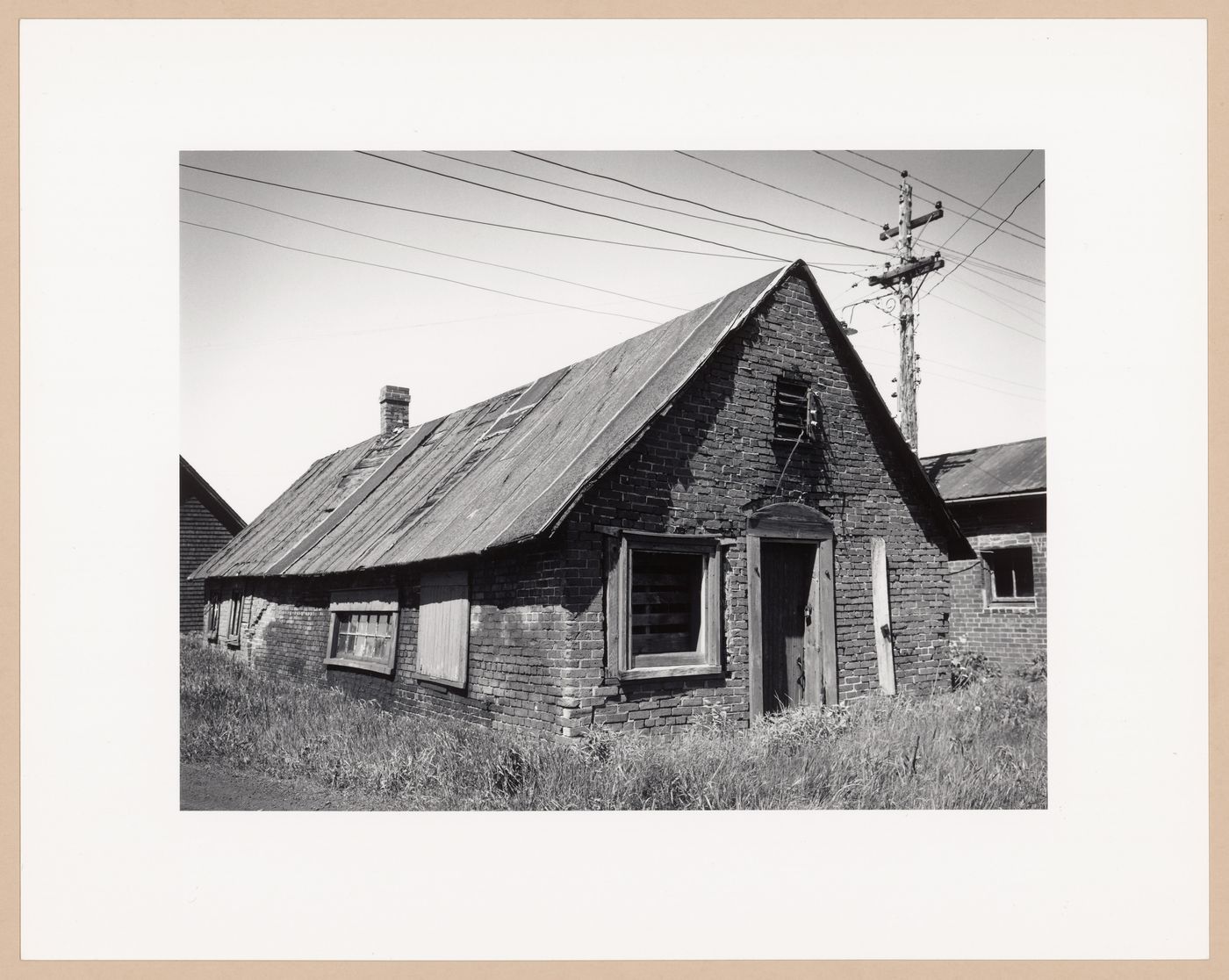 Lamphouse, Pioneer Coal Ltd., Westville, Nova Scotia, from the series The Forms of Canadian Industrial Architecture
