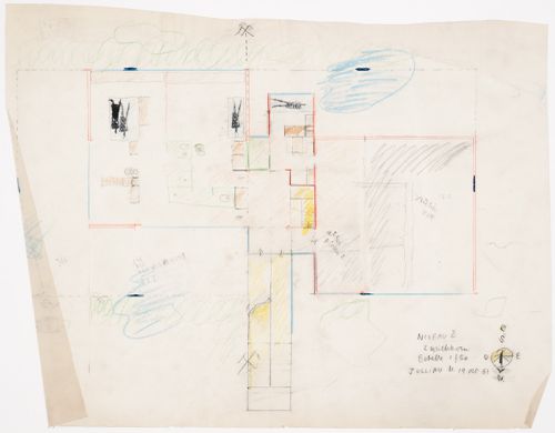 Maison de l'homme, Zurich: second floor plan