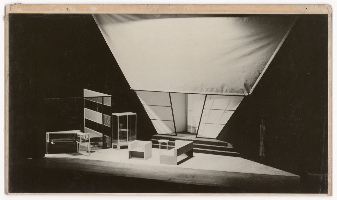 Setting for "Tales of Hoffman" Berlin state opera, 1930