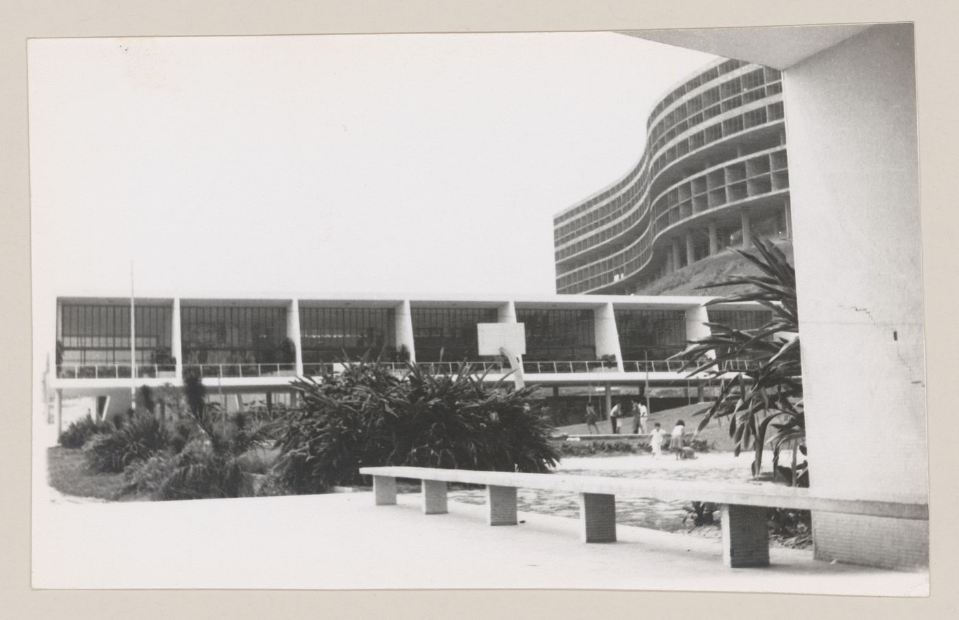 View of primary school, Pedregulho, Rio de Janeiro, Brazil
