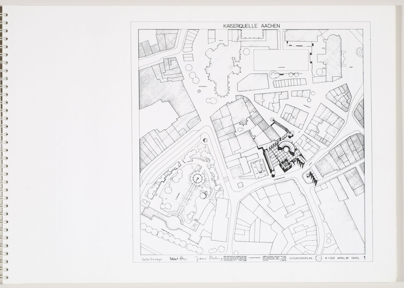 Kaiserplatz, Aachen, Germany: site plan