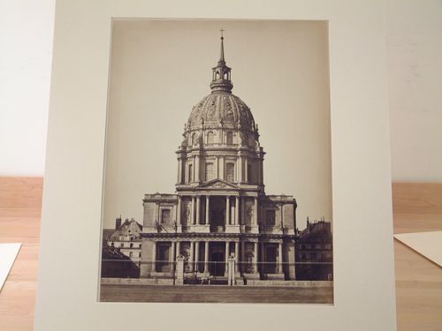 View of façade of les Invalides, Paris, France