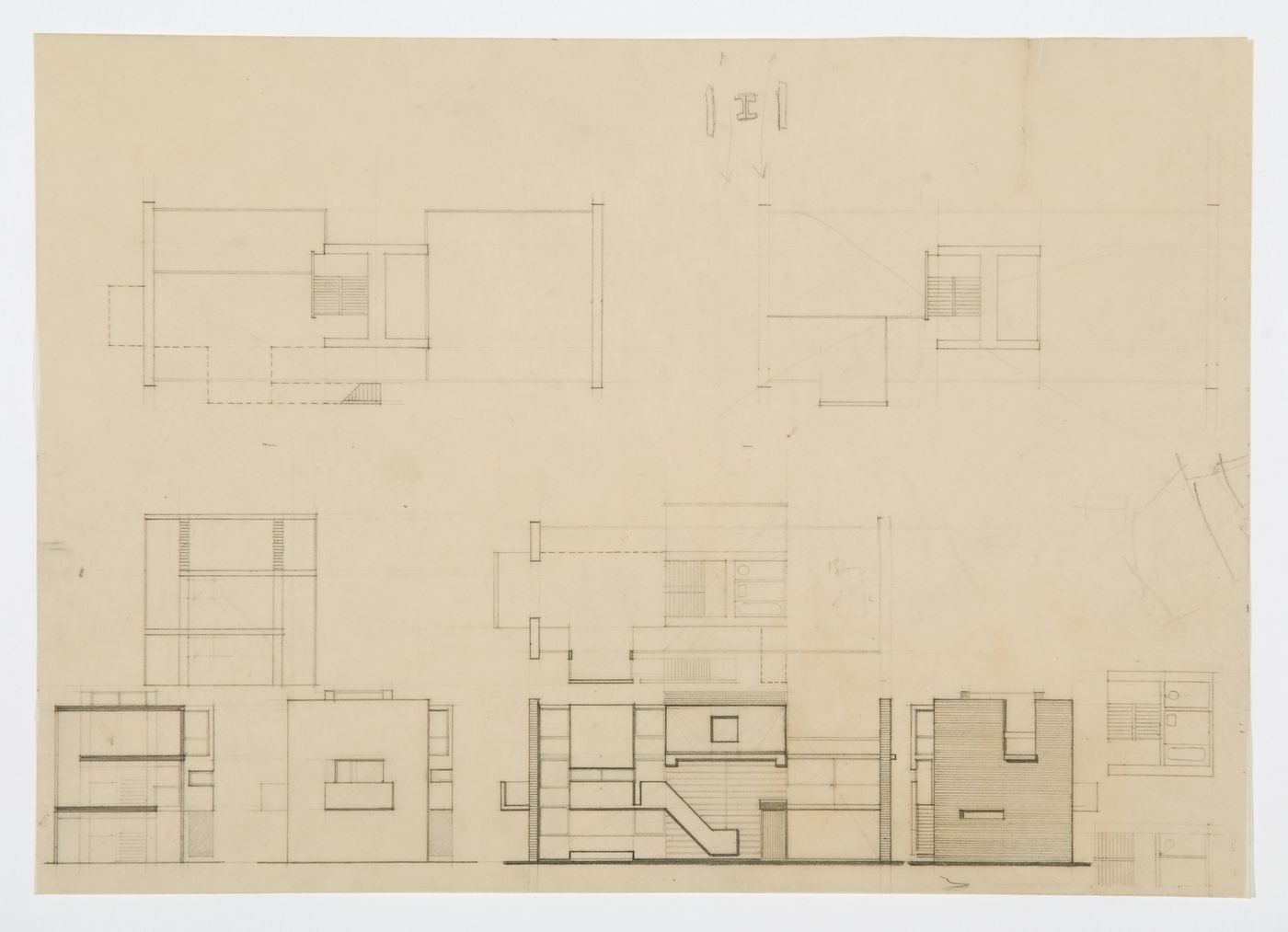 Core and Crosswall House, United Kingdom: plans, sections and elevations