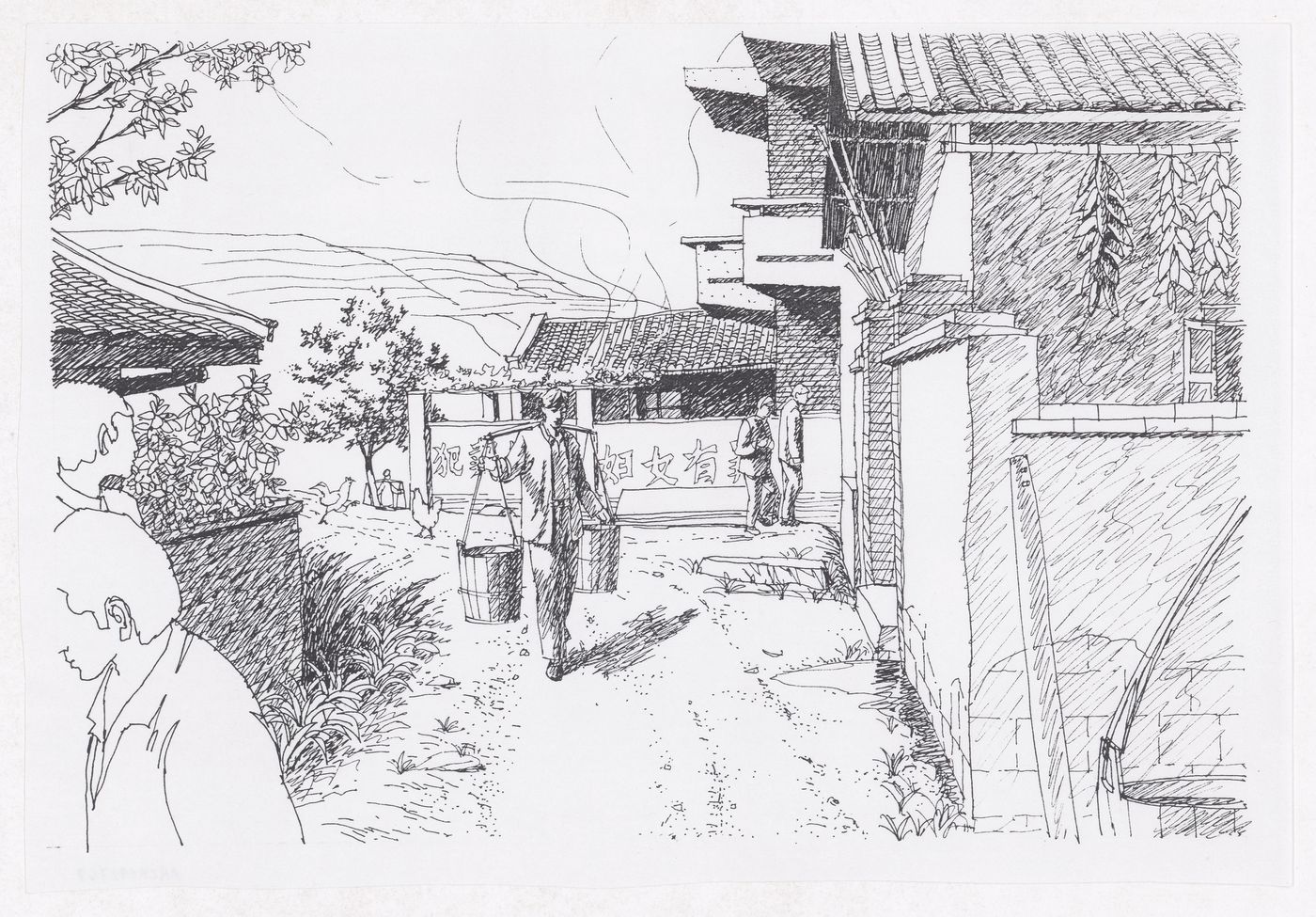 Illustration for "Housing a Billion: Village Upgrading: Jianlu, China" publication