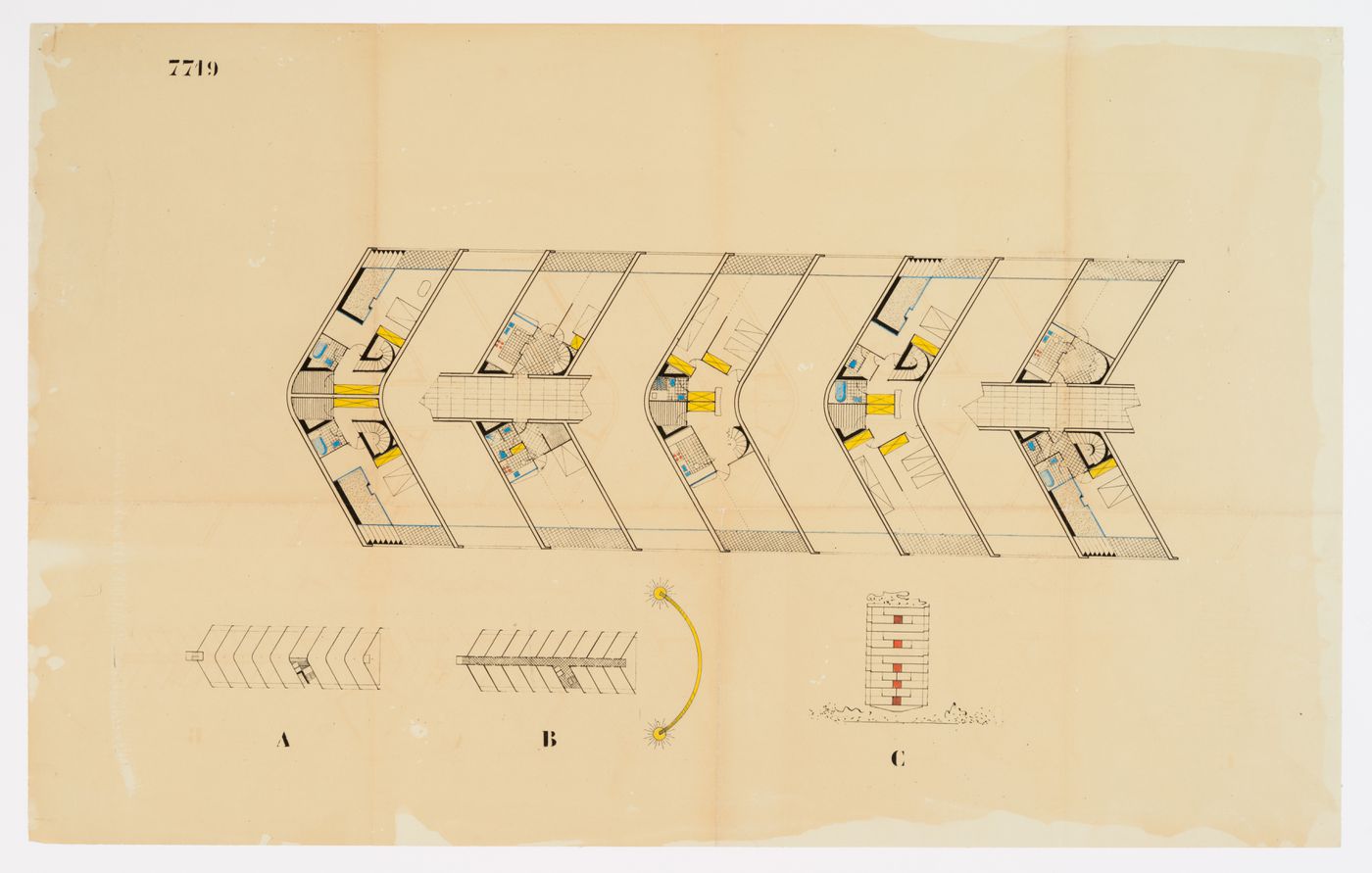 Plan for the Communal multi-story dwellings