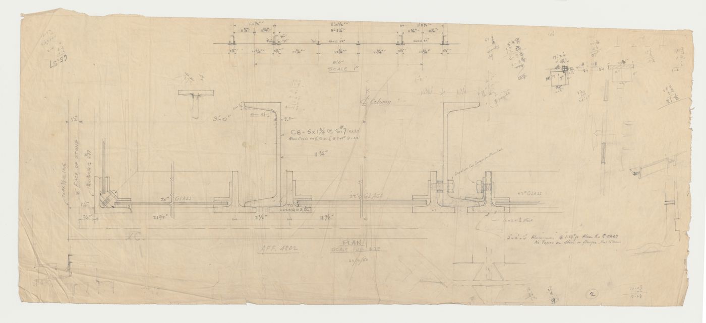 Étude : plan et détail, Imprimerie Nationale du Canada, Hull, Québec, Canada