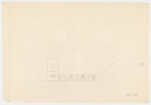 Third floor plan for the Second Liberal Christian Lyceum, The Hague, Netherlands