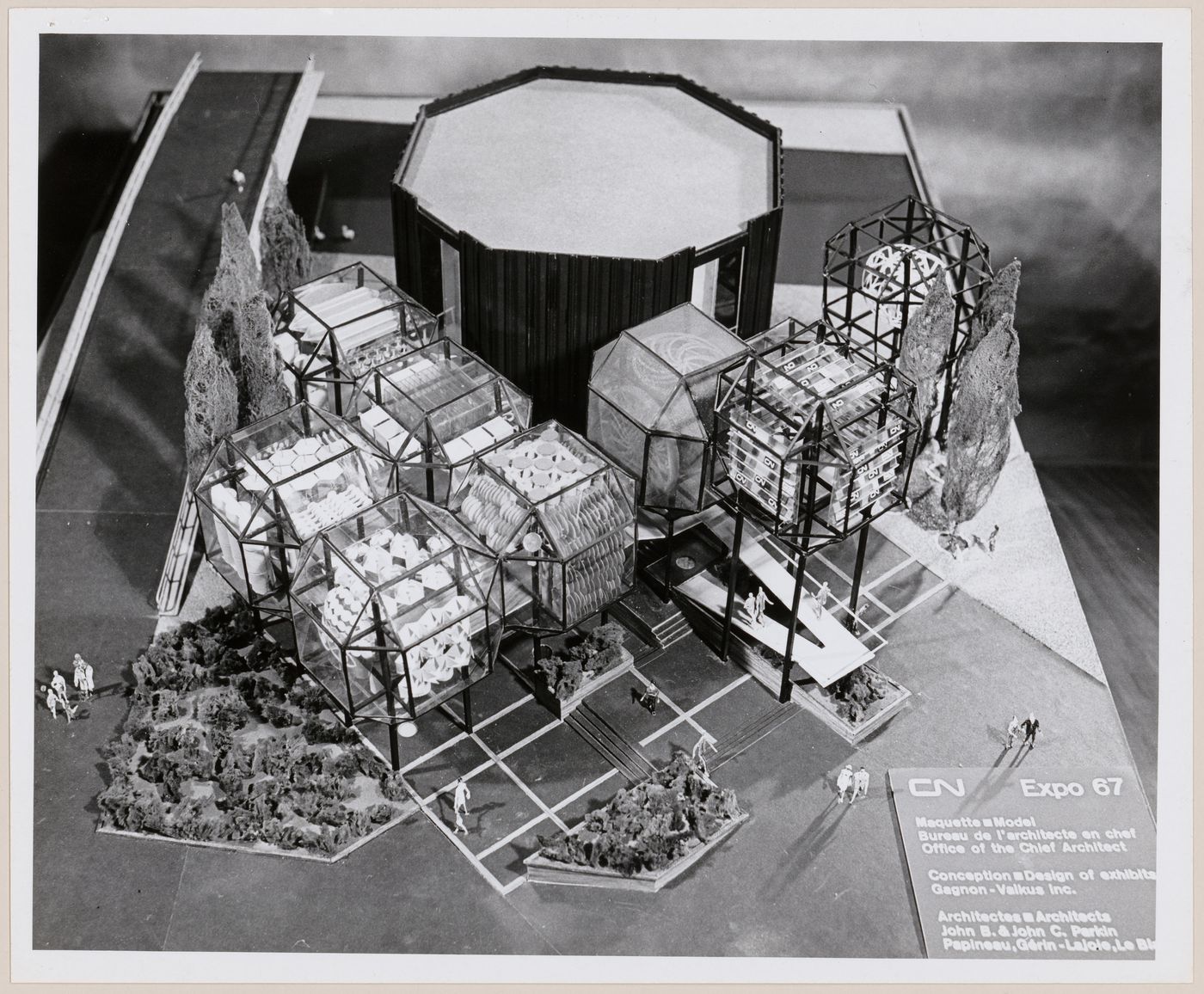 CN's Expo 67 pavillion model