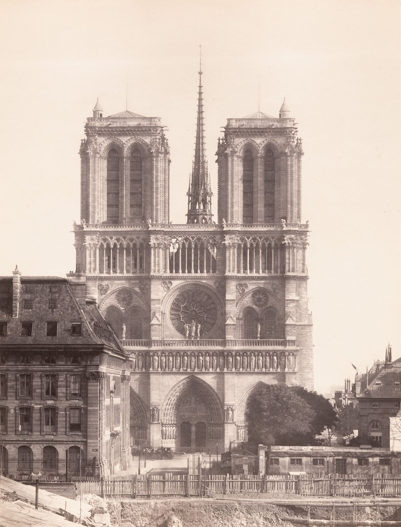 Plate from album ''Buildings, parks and streets of Paris, Versailles and environs, France''