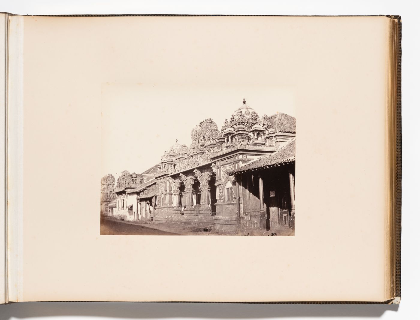 View of a Hindu temple, Pettah, Colombo, Ceylon (now Sri Lanka)