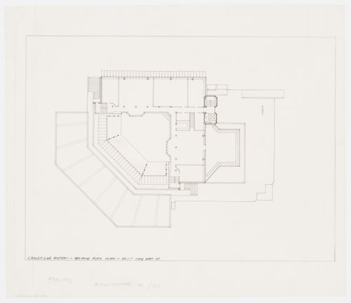 History Faculty Building, University of Cambridge, Cambridge, England: second floor plan