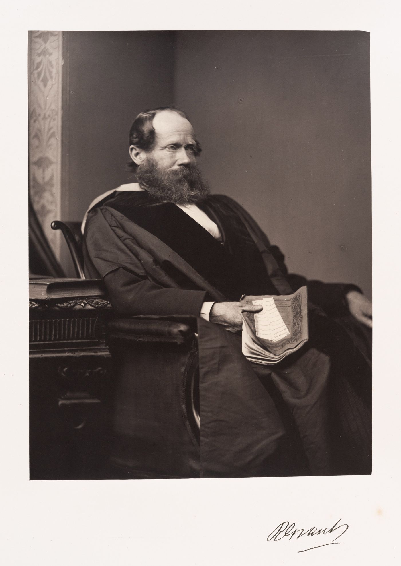 Portrait of Robert Grant, professor of practical astronomy