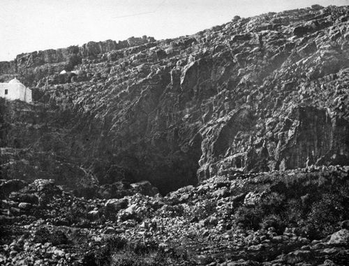 View of an archeological site near the Dead Sea, Israel
