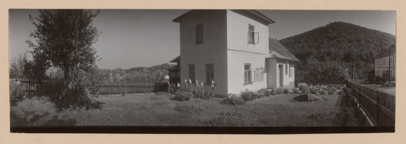 View of country house Hukvaldy, Czech Republic