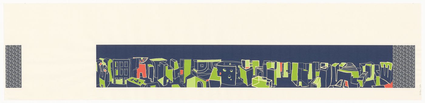 Drawing for Depth House, Karl: An Architectural Narrative, Rome, Italy