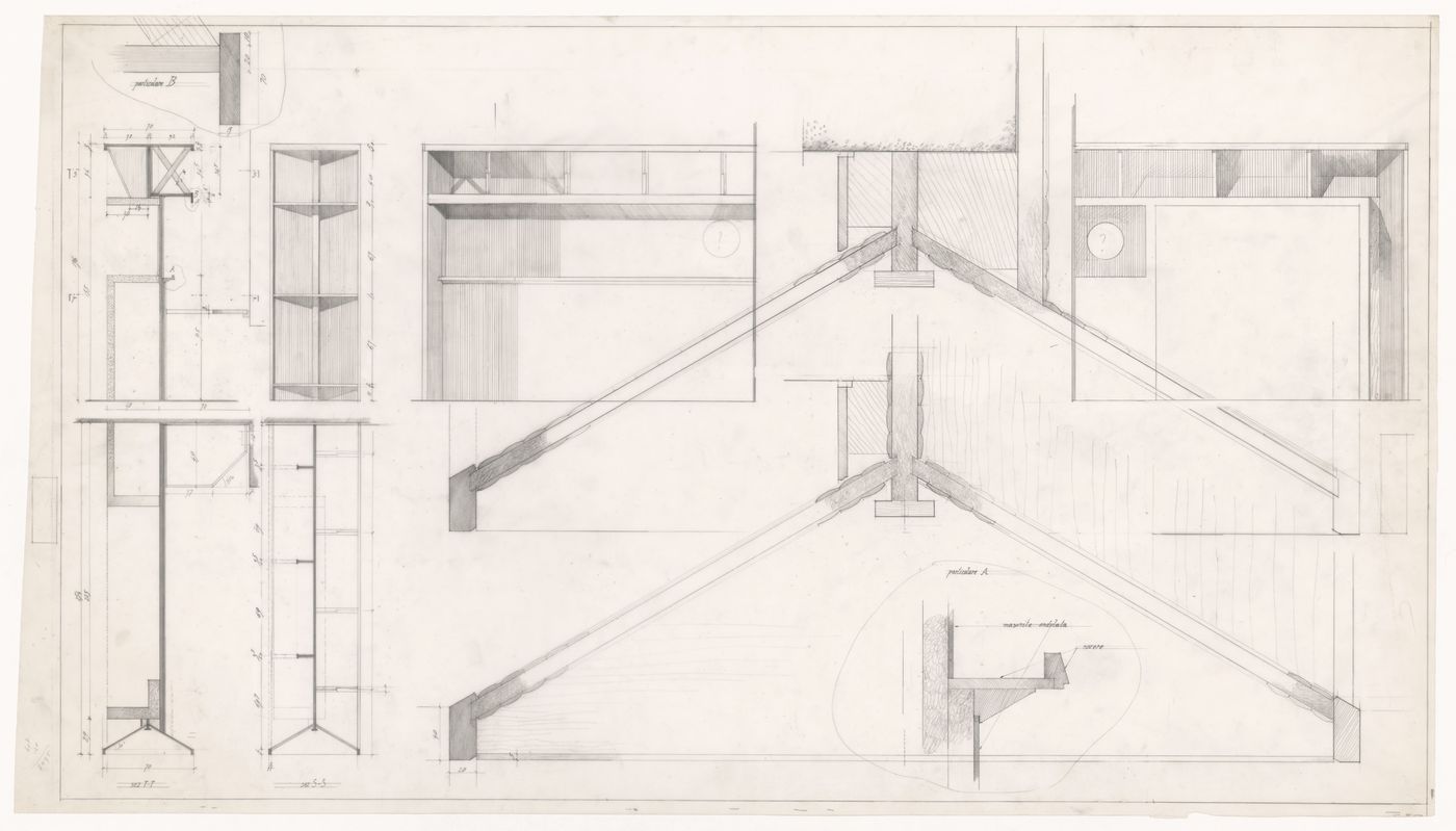Structural details for Cooperativa di abitazione in via Paravia, Milan, Italy