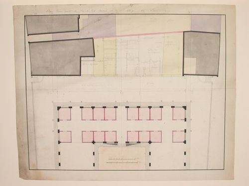 Site plan for Marché des Carmes, Paris
