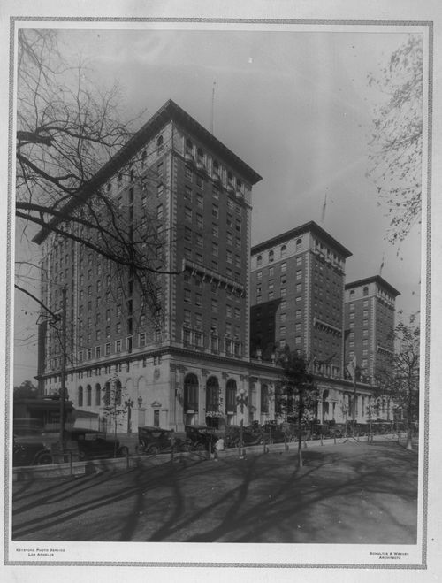 Print from portfolio ''Biltmore Hotel, interior views, Los Angeles, California''