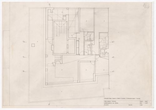 Floor plan for Apartamento J. M. Teixeira, Póvoa de Varzim, Portugal