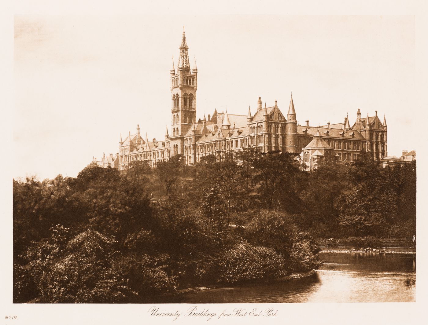 University Buildings from West End Park