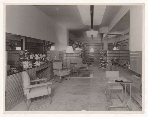 Interior view of Bally store, London, England